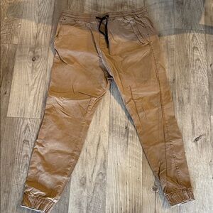 Hollister Men's Brown Chino Joggers